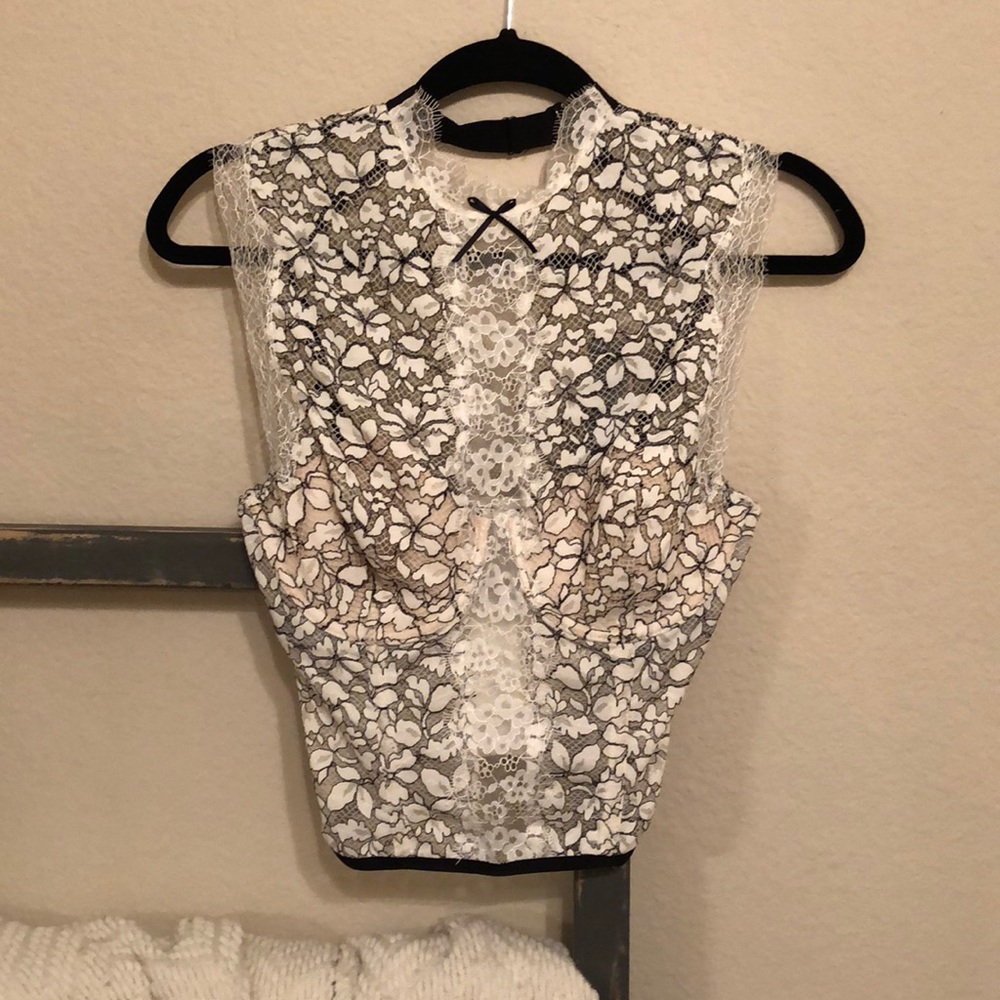 Victoria Secret White Lace Corset